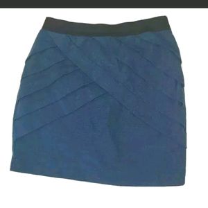 Silence + noise skirt medium navy blue mini #294
